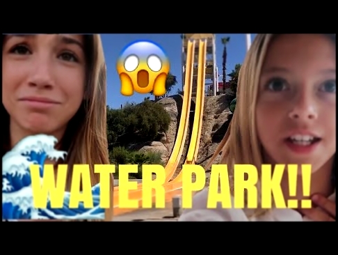 WATERPARK water slide | FLOWRIDER wipe out | Swimming Palm Springs | Quinn Sisters 