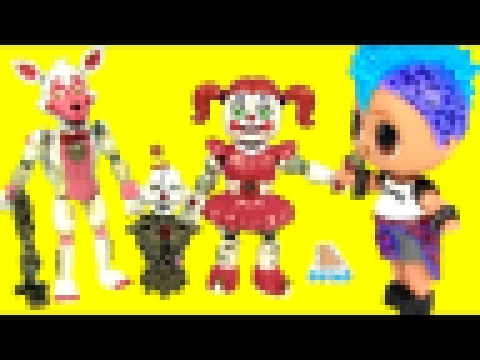 #ФНАФ! Куклы Лол и Аниматроники FNAF Видео для детей! Мультики с игрушками - My Toys Potap 