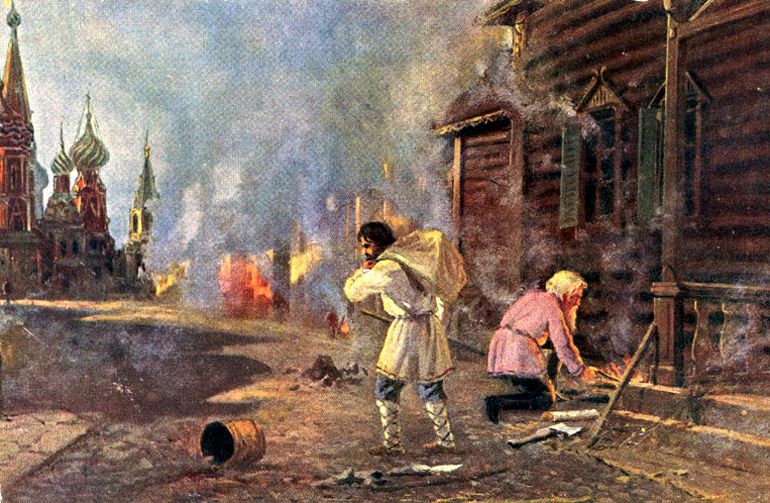 Шумел, горел пожар московский Духоборы тульской области