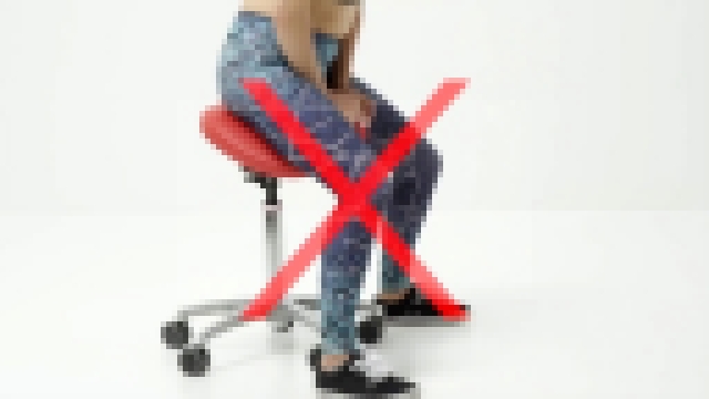 Видеоклип Как правильно сидеть на стульях-седлах Salli  