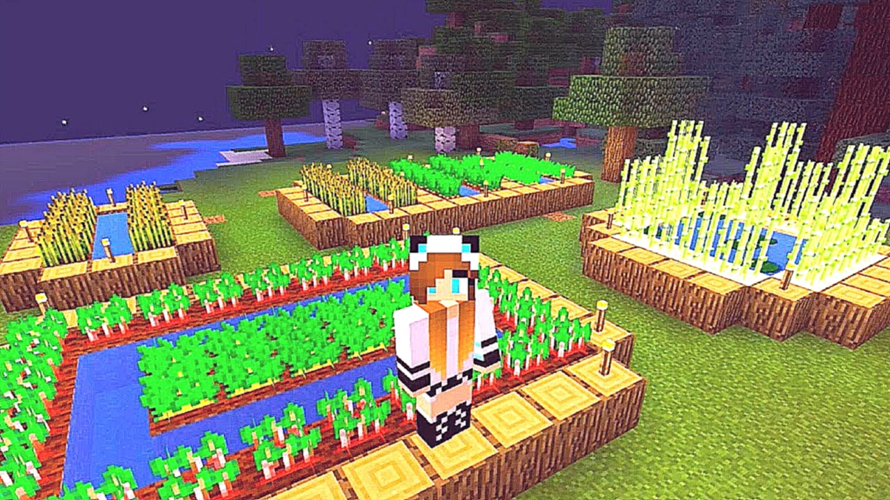 Лайфхаки #Майнкрафт! Строим МЕГА Ферму с #лучшаяподружка Света Видео Обзор игры #Minecraft 