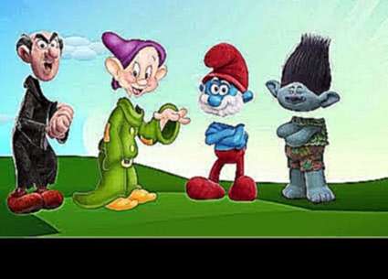 Wrong Heads Cartoon For Kids Smurf Donald Duck Trolls PJ Masks Finger Family 2017 Nursery Rhymes 