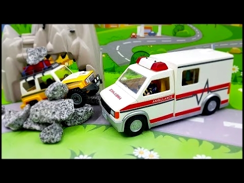 Мультики про машинки - Спасатели! Игрушки Плеймобил у новом видео для детей 2017 года 