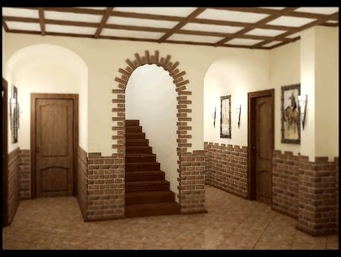 Идеи интерьера коридора в частном доме 