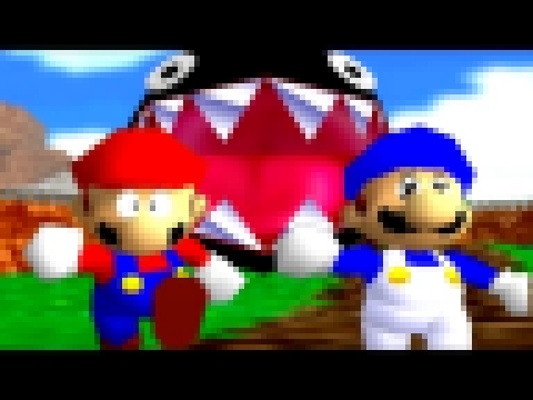 super mario 64 bloopers: Who let the chomp out? 