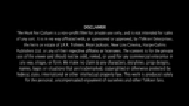 Видеоклип Властелин колец 4:  Охота на Горлума (пролог) 