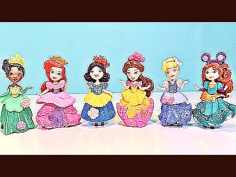 Куклы Пупсики Играют Распаковка Принцессы Диснея Мультик Ариель Золушка Белль Зырики Детский Канал 