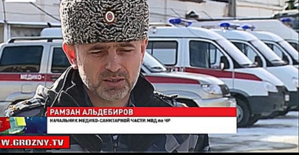 Сотрудники полиции Чечни проходят профилактический медосмотр 