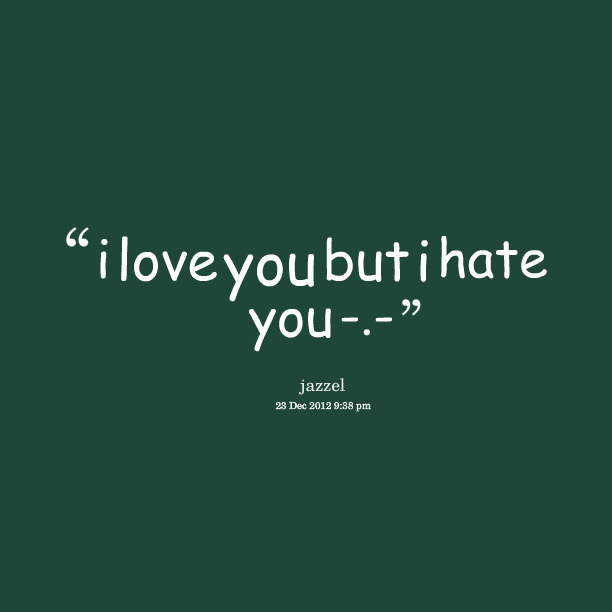 Hate you, but love you Johnyboy feat. Elvira T