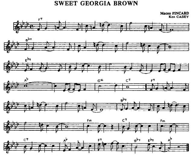 Sweet Georgia Brown The Singers Unlimeted